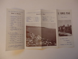 Dépliant Touristique Sur La Napoule-Plage (06). - Tourism Brochures