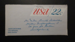 USA - 1977-01-09 - 22 Cents - Aerogramme - Postal Stationery - Used - Look Scan - 1961-80