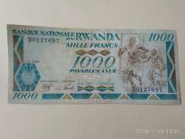 1000 Francs 1988 - Rwanda