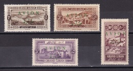 Grand Liban PA N°9* à 12* - Unused Stamps