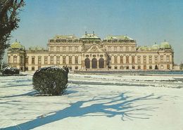 Autriche Vienne Schloss Belvedere Sous La Neige Prix Réduit - Belvedere