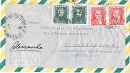 27237. Carta Aerea  BAIRRO Da SERRA (Belo Horizonte) Barsil 1963 A Germany - Cartas & Documentos