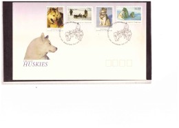 AUSFDC136  -  KINGSTON  13.1.94   /     " THE LAST HUSKIES " - FDC  Y.T. NR. 98/101 - FDC