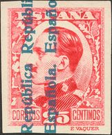 * 598s. 25 Cts Carmín. SIN DENTAR. MAGNIFICO Y RARISIMO. (Edifil 2018: +++225€) - Other & Unclassified