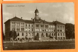 A115, Yverdon, Le Collège, 221, Perrochet-Matile, Circulée 1922 - Yverdon-les-Bains 