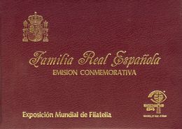 ** 6/7P. Carnet Conmemorativo De La Exposición ESPAÑA 84, Que Incluye Las Hojas Bloque Y Las Pruebas De Lujo. MAGNIFICO  - Andere & Zonder Classificatie