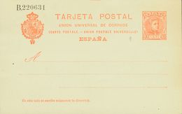 (*) EP47. 10 Cts Naranja Sobre Tarjeta Entero Postal. MAGNIFICA. - Andere & Zonder Classificatie