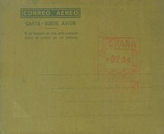 (*) AE16cc. 2'50 Pts Sobre Aerograma. ENSAYO DE COLOR, En Verde Oscuro. MAGNIFICO. - Andere & Zonder Classificatie