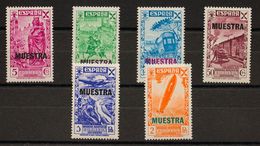 ** 21/26M. Serie Completa. MUESTRA. MAGNIFICA. (Edifil 2017: 106€) - Andere & Zonder Classificatie