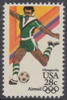 !a! USA Sc# C104 MNH SINGLE (Gum Slightly Damaged)  - Summer Olympics: Soccer - 3b. 1961-... Nuovi