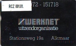 Telefoonkaart  LANDIS&GYR  NEDERLAND * WERKNET RCZ-001.01 * ALKMAAR *  ONGEBRUIKT * OPLAGE 550 - Privé