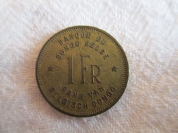 Congo Belge 1 Franc 1947 - 1945-1951: Regencia