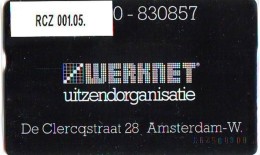 Telefoonkaart  LANDIS&GYR  NEDERLAND * WERKNET RCZ-001.05 * A'DAM DE CLERQSTRAAT * ONGEBRUIKT * OPLAGE 350 - Privées