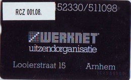 Telefoonkaart  LANDIS&GYR  NEDERLAND * WERKNET RCZ-001.08 * ARNHEM * ONGEBRUIKT * OPLAGE 250 - Privé