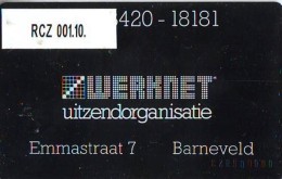 Telefoonkaart  LANDIS&GYR  NEDERLAND * WERKNET RCZ-001.10 * BARNEVELD * ONGEBRUIKT * OPLAGE 250 - Privé