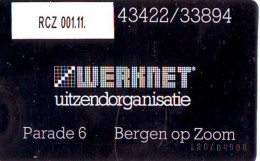 Telefoonkaart  LANDIS&GYR  NEDERLAND * WERKNET RCZ-001.11 * BERGEN OP ZOOM * ONGEBRUIKT * OPLAGE 150 * Cat.w. 400,00 - Privées