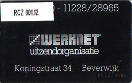 Telefoonkaart  LANDIS&GYR  NEDERLAND * WERKNET RCZ-001.12 * BEVERWIJK * ONGEBRUIKT * OPLAGE 150* Cat.w. 400,00 - Privées