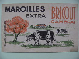 Buvard Fromagerie BRICOUT - Maroilles Extra - Cambrai  A Voir ! - Produits Laitiers