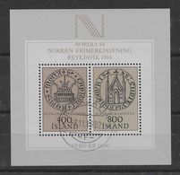 Hoja Bloque De Islandia HB-4 O - Blocks & Sheetlets