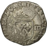 Monnaie, France, Henri IV, 1/8 Ecu, 1598, Bayonne, TB+, Argent, Sombart:4688 - 1589-1610 Heinrich IV.