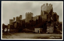 RB 1188 -  Early Real Photo Postcard - Conway Castle Caernarvonshire Wales - Caernarvonshire