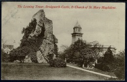 RB 1188 -  Early Postcard - Leaning Tower Bridgnorth Castle & Church - Shropshire - Shropshire