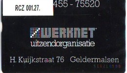 Telefoonkaart  LANDIS&GYR  NEDERLAND * WERKNET RCZ-001.27 * GELDERMALSEN * ONGEBRUIKT * OPLAGE 100 * Cat.w. 600,00 - Privées