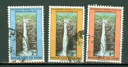Zaïre 1975 OBP/COB 871 / 872 / 873 - Used Stamps