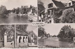 CPSM 9X14 . (77) MONTEREAU  Multivues : Quai F. Roosevelt, Tour Du Guet, Le Lavoir, L'A-VAU-TERRE - Samois