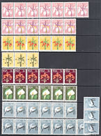 Dd010 SOUTH AFRICA 1974, SG 348-63 Flora And Fauna Definitives,  MNH Multiple Sets - Ongebruikt