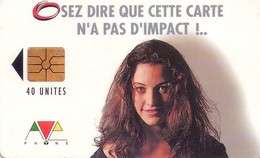 MARRUECOS. AVE-5a. Osez Dire Que Cette Carte N'a Pas D'Impact!.. 40U. (001) - Maroc