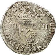Monnaie, France, Louis XIII, 1/4 Écu à La Croix, 1/4 Ecu, 1615, Angers, TB+ - 1610-1643 Lodewijk XIII Van Frankrijk De Rechtvaardige