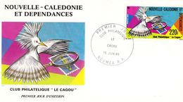 NOUVELLE CALEDONIE - FDC De 1985 N° 504 - Brieven En Documenten