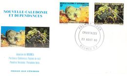 NOUVELLE CALEDONIE - FDC De 1980 N° 440 à 441 - Cartas & Documentos