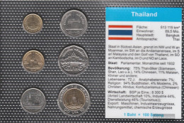 Thailand Stgl./unzirkuliert Kursmünzen Stgl./unzirkuliert 25 Satang Bis10 Baht - Thaïlande