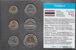 Thailand Stgl./unzirkuliert Kursmünzen Stgl./unzirkuliert 25 Satang Bis10 Baht - Tailandia