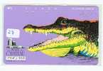 Télécarte JAPON *  KROKODIL Crocodile (27) Animal * REPTILE * PHONECARD JAPAN * - Coccodrilli E Alligatori