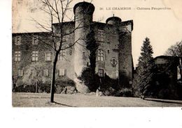 42------LE CHAMBON--château Feugerolles--( Peu Courante )--voir 2 Scans - Le Chambon Feugerolles