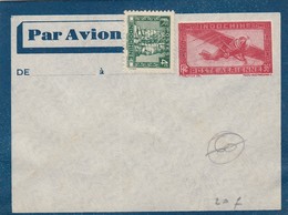COVER. INDOCHINE NEW. STATIONNERY 36c + COMPLEMENT 4c - Lettres & Documents