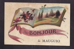 CPA 34 - MAUGUIO - Un BONJOUR De Mauguio - TB CP Fantaisie Ouvrant Comme Un Livre Avec Fleur Et Paysage - Mauguio