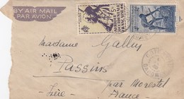 COVER DAHOMEY. COTONOU TO FRANCE - Lettres & Documents