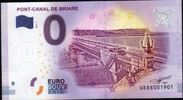 France - Billet Touristique 0 Euro 2018 N° 1901 (UEEE001901/5000) - PONT-CANAL DE BRIARE - Private Proofs / Unofficial