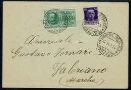 RB 1189 - 1933 Italy Espresso Express Cover - L1.75 Rate Roma To Fabriano Amb Roma-Ancona - Eilsendung (Eilpost)