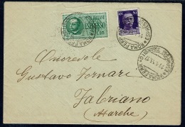 RB 1189 - 1933 Italy Espresso Express Cover - L1.75 Rate Roma To Fabriano Amb Roma-Ancona - Exprespost