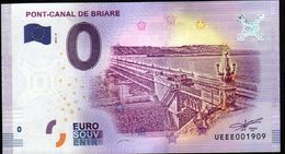 France - Billet Touristique 0 Euro 2018 N° 1909 (UEEE001909/5000)- PONT-CANAL DE BRIARE - Private Proofs / Unofficial