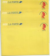 [18] Variété : Entiers-postaux N° 2484A E Type Liberté Enveloppe Expérimentale Les 3 Nuances Dont Le Normal ** - Unused Stamps