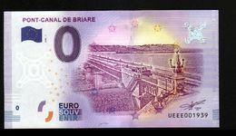 France - Billet Touristique 0 Euro 2018 N° 1939 (UEEE001939/5000) - PONT-CANAL DE BRIARE - Essais Privés / Non-officiels