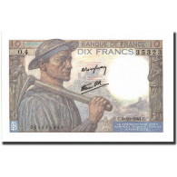 France, 10 Francs, 10 F 1941-1949 ''Mineur'', 1941, 1941-10-09, SPL - 10 F 1941-1949 ''Mineur''