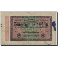 Billet, Allemagne, 20,000 Mark, 1923, 1923-02-20, KM:85b, B - 20.000 Mark