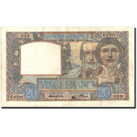 France, 20 Francs, 20 F 1939-1942 ''Science Et Travail'', 1941, 1941-12-04 - 20 F 1939-1942 ''Science Et Travail''